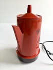 Vtg Regal Poly Perk Atomic Red Orange 4-8 Cup Coffee Percolator Maker Mcm  Works