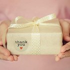  Thank You Stickers With Black Heart 1 Inch Round 1 000 Adhesive Labels Per 