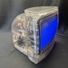 Rca Model J13804cl Clear See Through Crt Tv Prison Retro Gaming Tested 