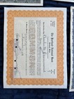 Lot Of 15 Vintage Maine Bank Stock Certificates