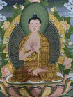 36  Tibet Tibetan Cloth Silk Dragon Sakyamuni Buddha Tangka Thangka Mural