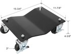 Heavy Duty Steel Vehicle Dollies 2-pack  5000 Lbs Capacity Car Tire Skates