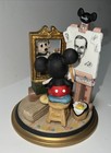 Vintage Mickey Mouse Artist Self Portrait Walt Disney Porcelain Made In Japan