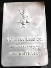 Vintage National Lead Co Pure White Lead Paint Dutch Boy Advertising Sample Box