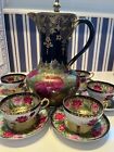 Nippon Gold Milage Antique Tea Set With Pitcher  Pot Van Patten  70 Mark