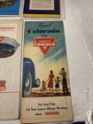 Vintage Conoco  7  And Sunoco  5  Gas Station Road Map