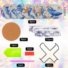 8 Pcs Ocean Diamond Art Coasters Kits For Adults With Holder Sea Life