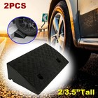 3   Rise Heavy Duty Rubber Driveway Threshold Curb Ramp For Wheelchair Cars Pair