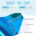 Holographic Adhesive Vinyl Opal Lake Blue Craft Permanent Vinyl Roll 12 x60  For