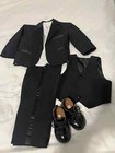 Boys toddler 18m Tuxedo Formal Party Wedding Suit With Shoes