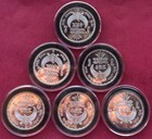 Egypt   Set 5 X 5 Pounds 1993-1994  The Treasure Collection   S-4     Rare
