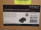 Startech Poeinj1g 1-port Gigabit Midspan Poe  Injector 802 3at   802 3af  ec10 