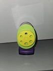 Vintage 90   s Nickelodeon Yikes  Neon Desktop Manual Crank Pencil Sharpener