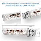 2pack Shower Filter For Handheld Shower Head   remove Chlorines With Mineral Beads
