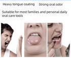Double-layer Stainless Steel Tongue Scraper - Deep Cleanse Thick Coating   Elimi