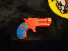 Rare Htf Vintage Hubley Halco Derringer Red Blue Handle Toy Cap Gun 3 5 