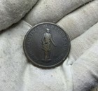 1837 1 Penny Canadian Bank Token 2 Sous Canada Large Cent J385
