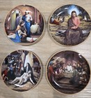 Set Of 8 Collectible Plates From Artaffects Featuring The Life Of Jesus Series 