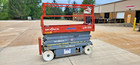 Skyjack 3226 Electric Slab Scissor Lift Aerial Man Lift 26  Platform Jlg We Ship