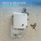 Dryer Vent Cover 4 Inch With Uv Resistant - Outdoor Cover  White 