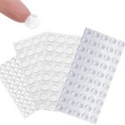 Cabinet Door Bumpers 164 Pack  Clear Silicone Self Adhesive Bumper Pads   No Sla