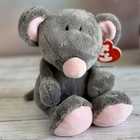      Rocker The Gray Mouse        Ty Classic Plush   Stuffed Mouse Rat