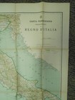 Very Rare Original Large Map Of Italy Circa 1920 27  X 38 