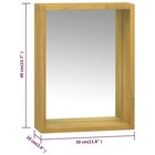 Vidaxl Mirror Cabinet  Medicine Cabinet  Bathroom Wall Storage  Recessed Medicin