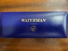 Waterman Expert Iii Rollerball Pen  Dune Blue And Chrome Trim  Unused In Box