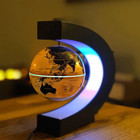 Magnetic Levitation Floating World Map Globe With C Shape Base  Floating Glob   