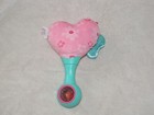 Bright Starts Butterfly Heart Rattle Stick Toy Infant Baby Pink Teal Flower
