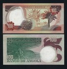 Portugal Angola Set 100   100 Escudos 1972 And 1973 P-101 And P-106 Unc