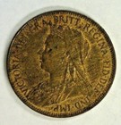 1898 Great Britain Bronze Halfpenny Unc Victoria Reduced 7 9 25  6046 