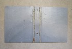 Vtg Burlington Northern B N Inc Railroad No Trespassing Sign Old Metal 24  X 14 
