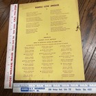 Rare Vintage 1950   s Restaurant Menu The Purple Cow  Albert Pick Hotels 