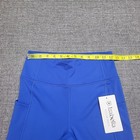 Isabella Active Wear Perforated High Waist Leggings Small Sz Blue Yoga Gym Pants