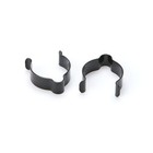 Ti22 Tip4531  Brake Line Clip 1 25in Stainless Steel Pair Blk Performance Parts
