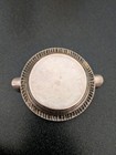 Vintage Mayan Calendar 925 Sterling Silver Ashtray Mexico