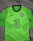 Nike Chelsea Fc 2020 21 Long Sleeve Soccer Goalie Jersey  Men   s Size L