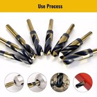 8 Pcs Hss Cobalt Silver And Deming Drill Bits Set Large Size 9 16 Inch To 1 Inch