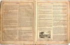 Original Antique World Map 1844  1849  Robinson  Olney School Geography 11x18  G
