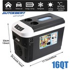 Portable Electric Cooler Warmer Truck Car Fridge Refrigerator Camp Mini Freezer