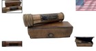 Vintage-style Brass Kaleidoscope With Luxurious Leather Case     Unique Gift Idea