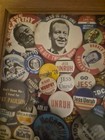 Large Collection Of Campaign Pins buttons Ronald Reagan eugene Mccarthy adlai 