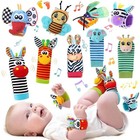 Baby Wrist Rattle Socks Foot Finder Sensory Toy Newborn 0-12 Months Gift