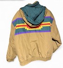 Vintage Hunters Run Jacket     80s 90s Colorblock     Size L