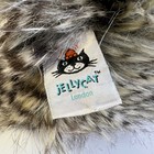 Jellycat London Retired London Brown Gray Owl Plush Sleepy Feathery Rare 11   