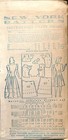 Vintage 1940s Evening Wedding Dress New York Sewing Pattern 501 Bust 38 Complete