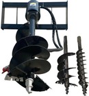 Agt Skid Steer Attachment Auger Post Hole Hydraulic Digger 6  12    14 Bits