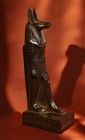Ancient Egyptian   aniques God Of The Afterlife Magnificent Anubis Statue Bc